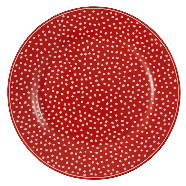 GreenGate Teller, Dot red, M